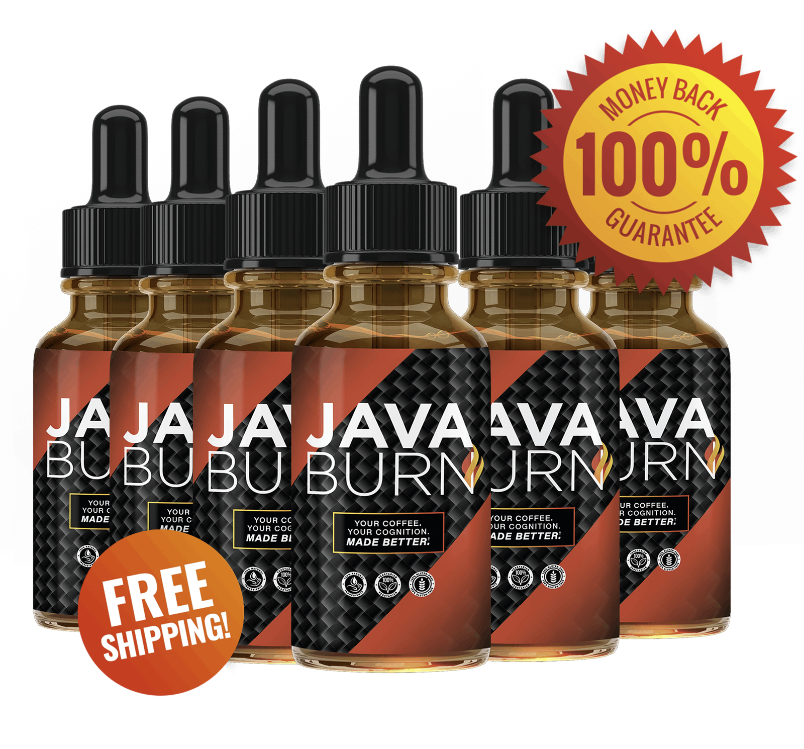 Java Burn package selection with pricing details and guarantee information for informed buyers