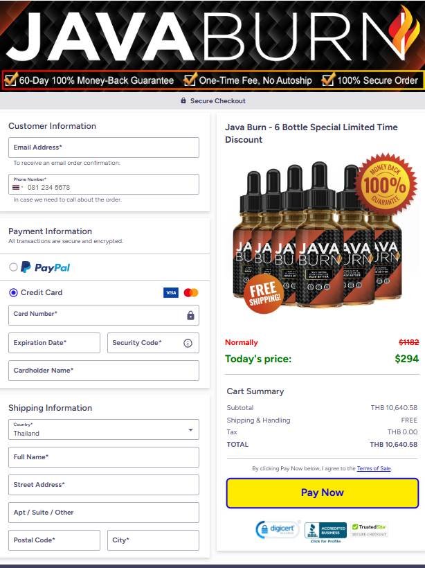 Secure online checkout process with encrypted payment protection and order confirmation details